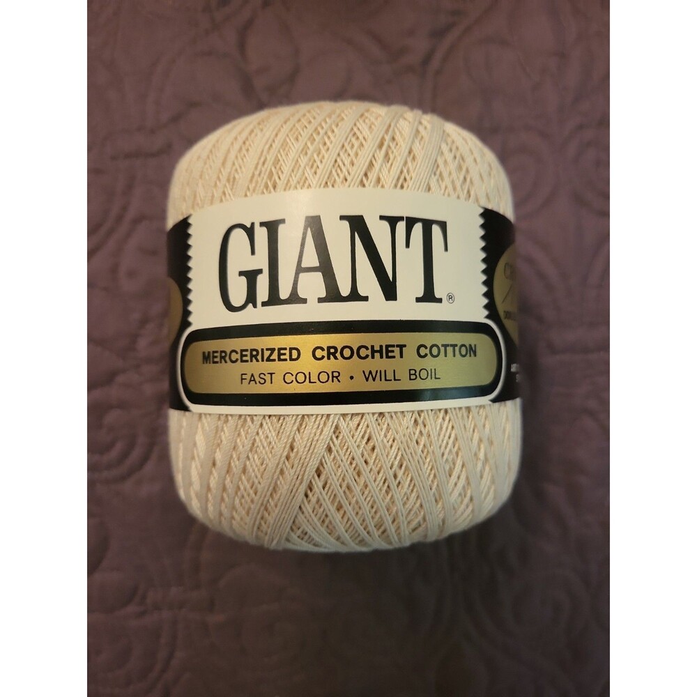 NEW Cotton Crochet Thread~Giant~550 yds ea Beige Ecru. 8 Available